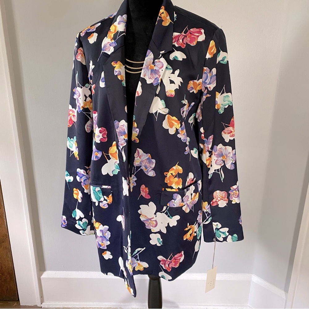 Floral blazer